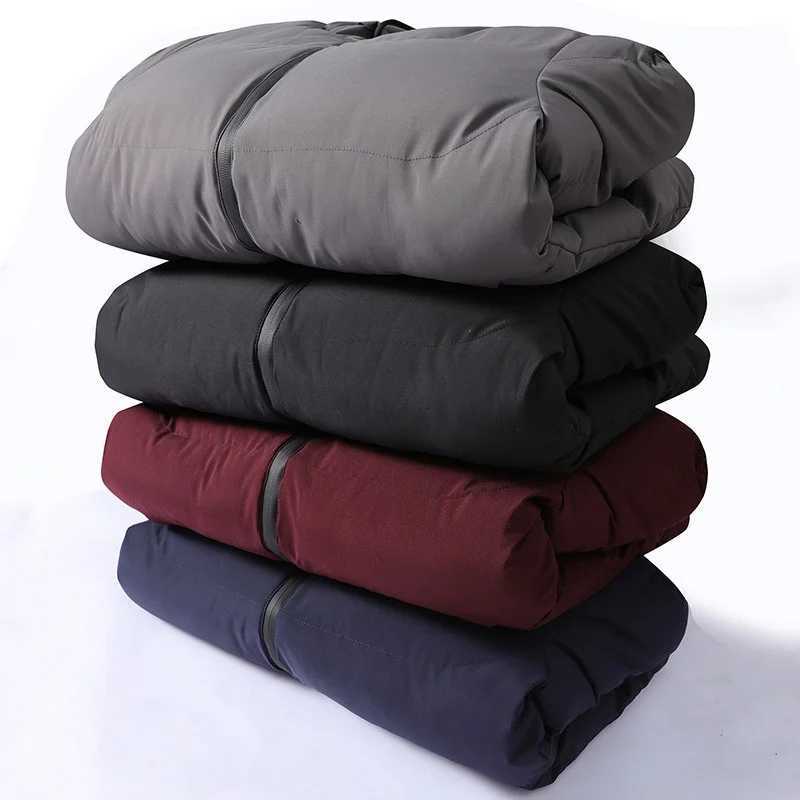 Fashion Parkas Men Winter Overcoat Mens Casual Jacket Warm Hooded Thick Puffer Jacket Men Winter Coat Outwear Business Hombre X241017