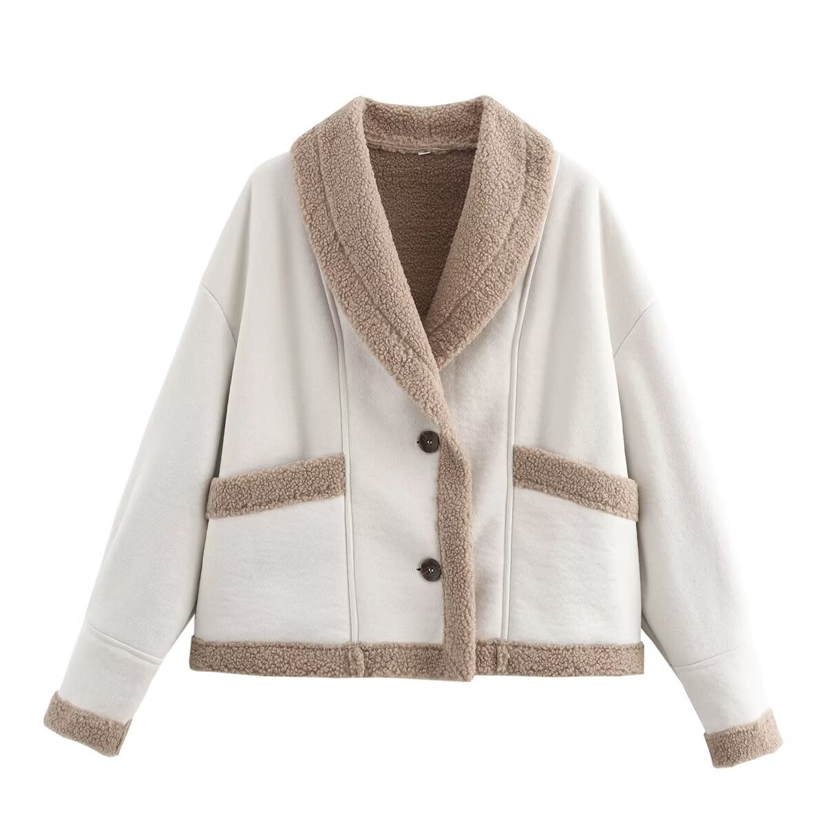 Women's Winter 2024 Elegant Outwear Jaquetass Femininas Armygreen Coat Solid Long Sleeve With Button Warm Jackets