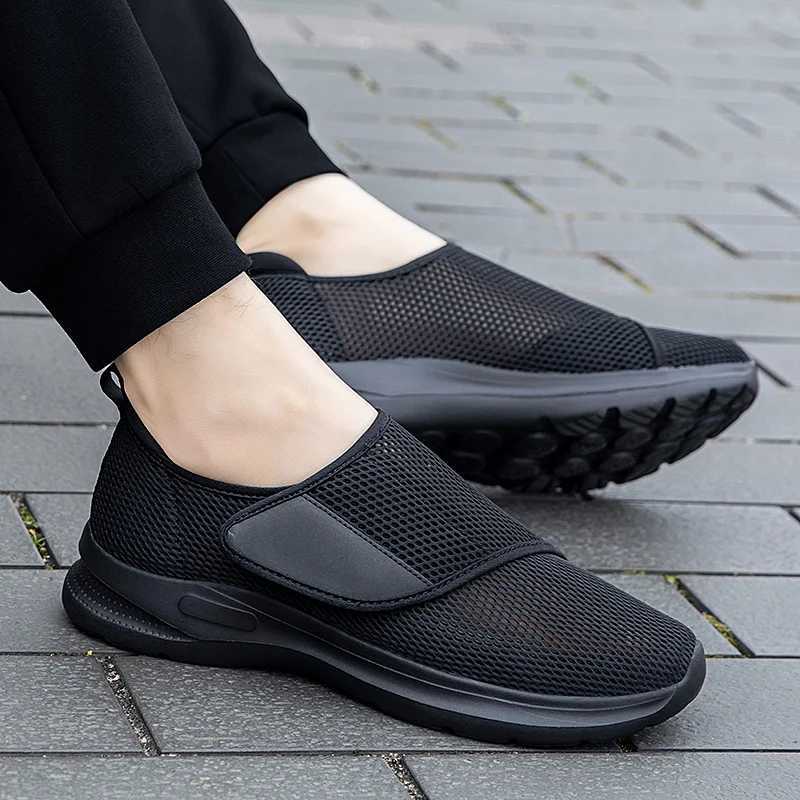 Womens Orthopaedic Wide Feet Swollen Walking Casual Shoes Unisex Thumb Evolution Adjustable Soft and Comfortable diabetes Mens Shoes Y241017