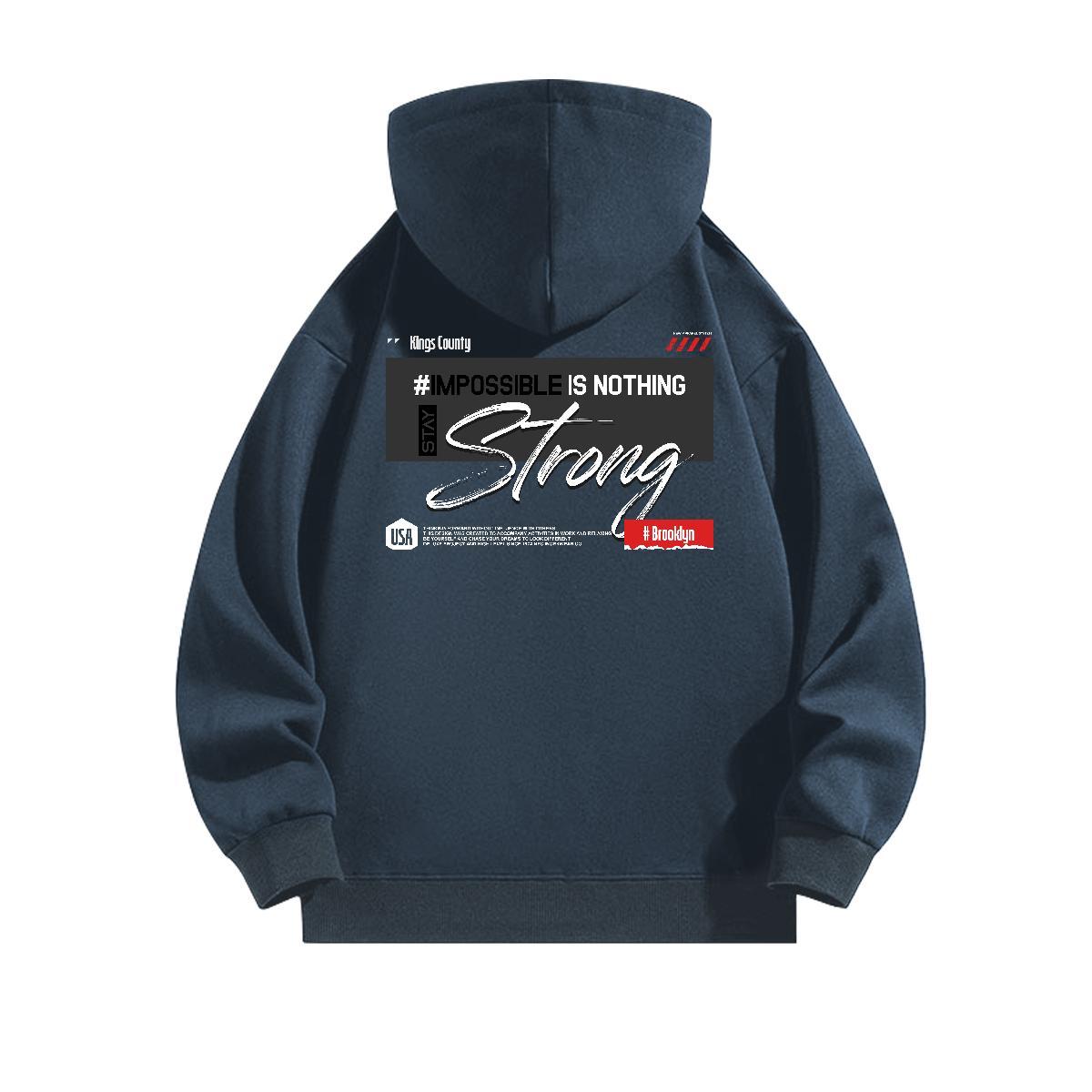 2024 DIY Hoodie For Man Breathable Hooded Collar Comfortable Men Clothes Hoodie DIY Printed Top Pullover Hoodie Y2K Thick Fleece