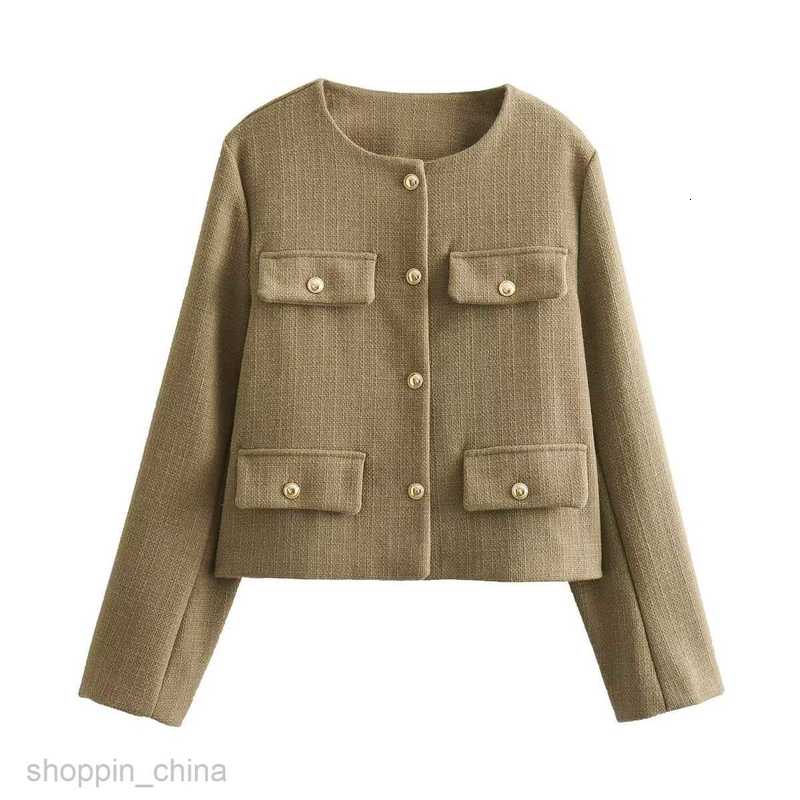 Women Jackets Coats Autumn and Winter New Women's Wear Style Fashion Button Decoration Short Suit Coat