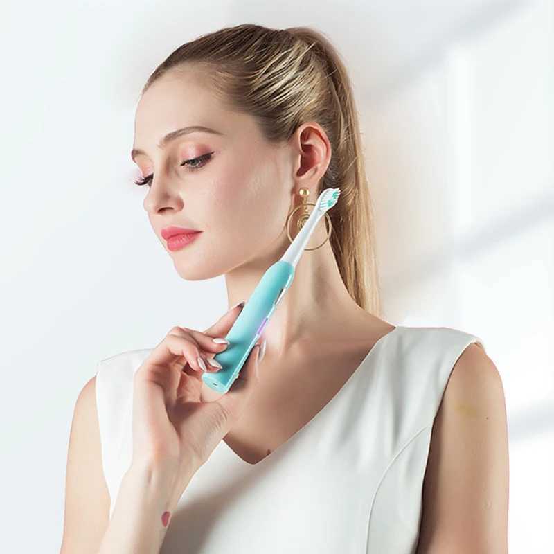 New Arrival Electric toothbrush IPX7 waterproof soft bristled toothbrush sonic electric toothbrush six speed USB charging home portable G241017