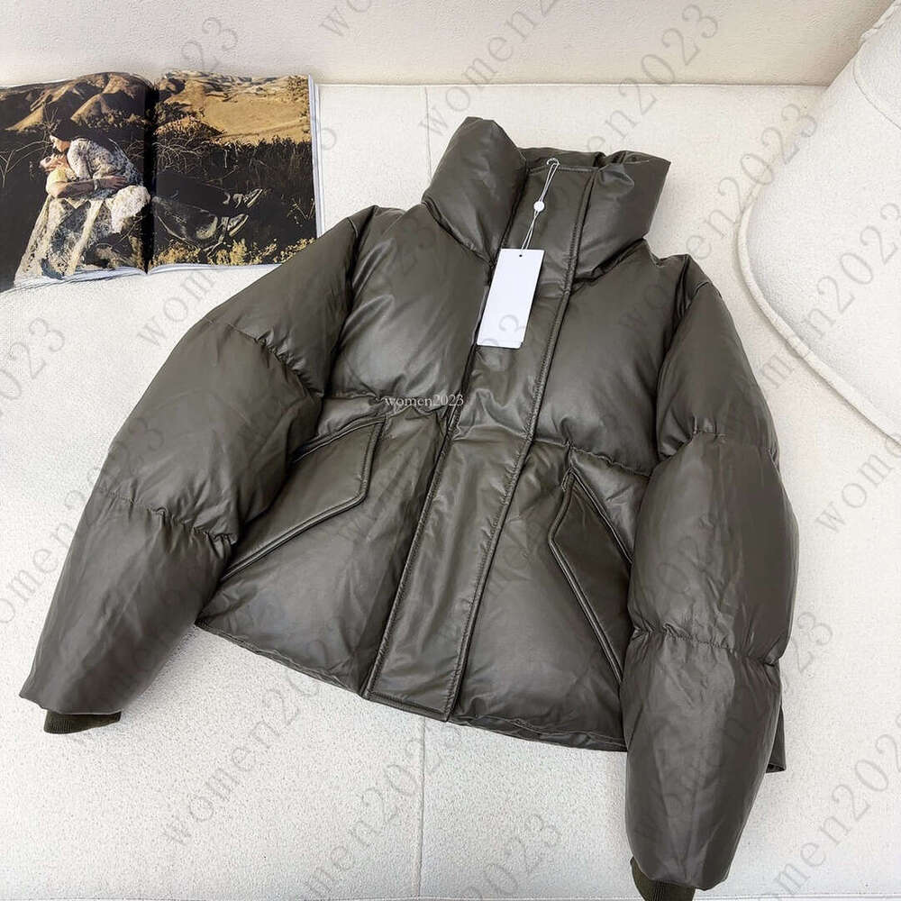 women down jacket designer women down jacket brand PU leather coat fashion down jacket womens standing collar down coat winter casual vacation jacket Oct 17