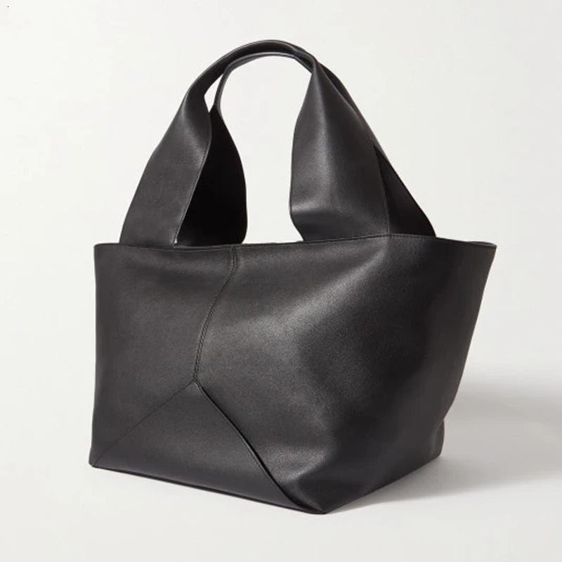 2024 New Versatile Simple Soft Large Capacity Niche Design Suede Bucket Unisex Style Bag Tote Bags For Women