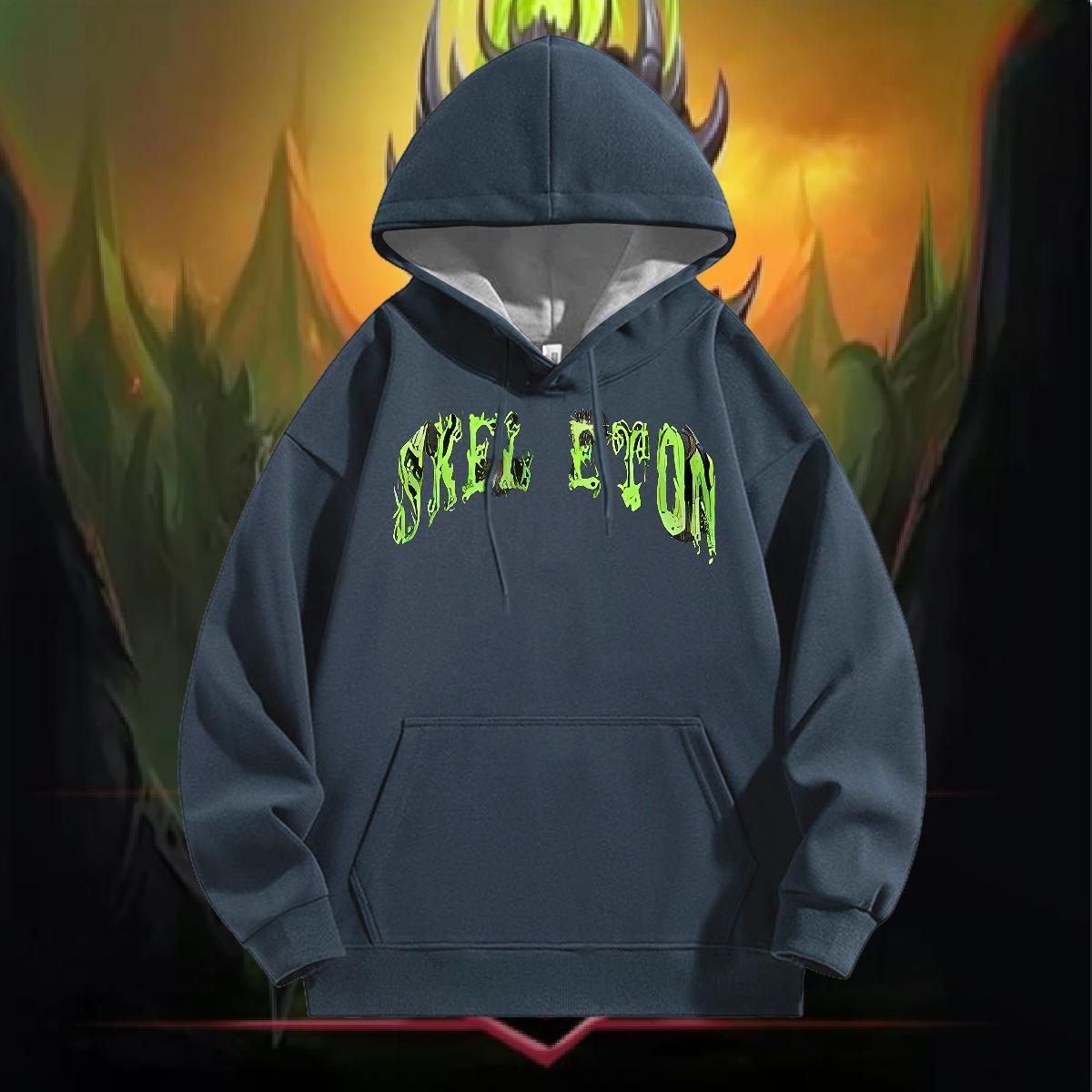 New Arrival Hoodie Hooded Collar Breathable Cool Design Men Clothes Hoodie Outdoor Wear Anime Print Thick Plush