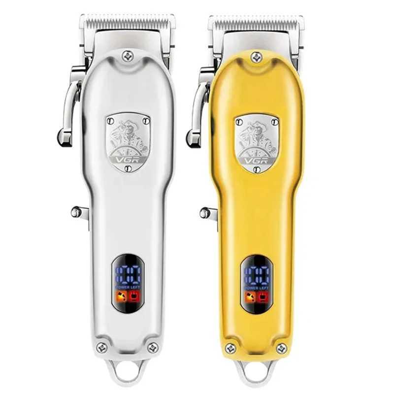 Original VGR all metal mens hair clip electric cordless hair clip professional hair clipper rechargeable set W241017
