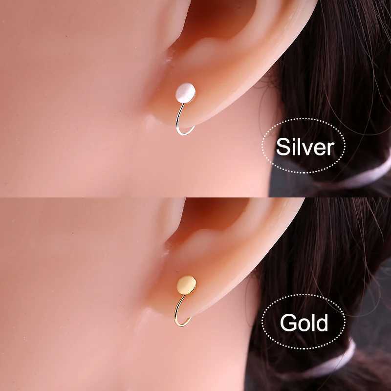 Mosquito coil board ear clip accessories unpainted Lnvisibility 5mm disc clip internal thread no hole ear clip replacement ear clip converter W241017