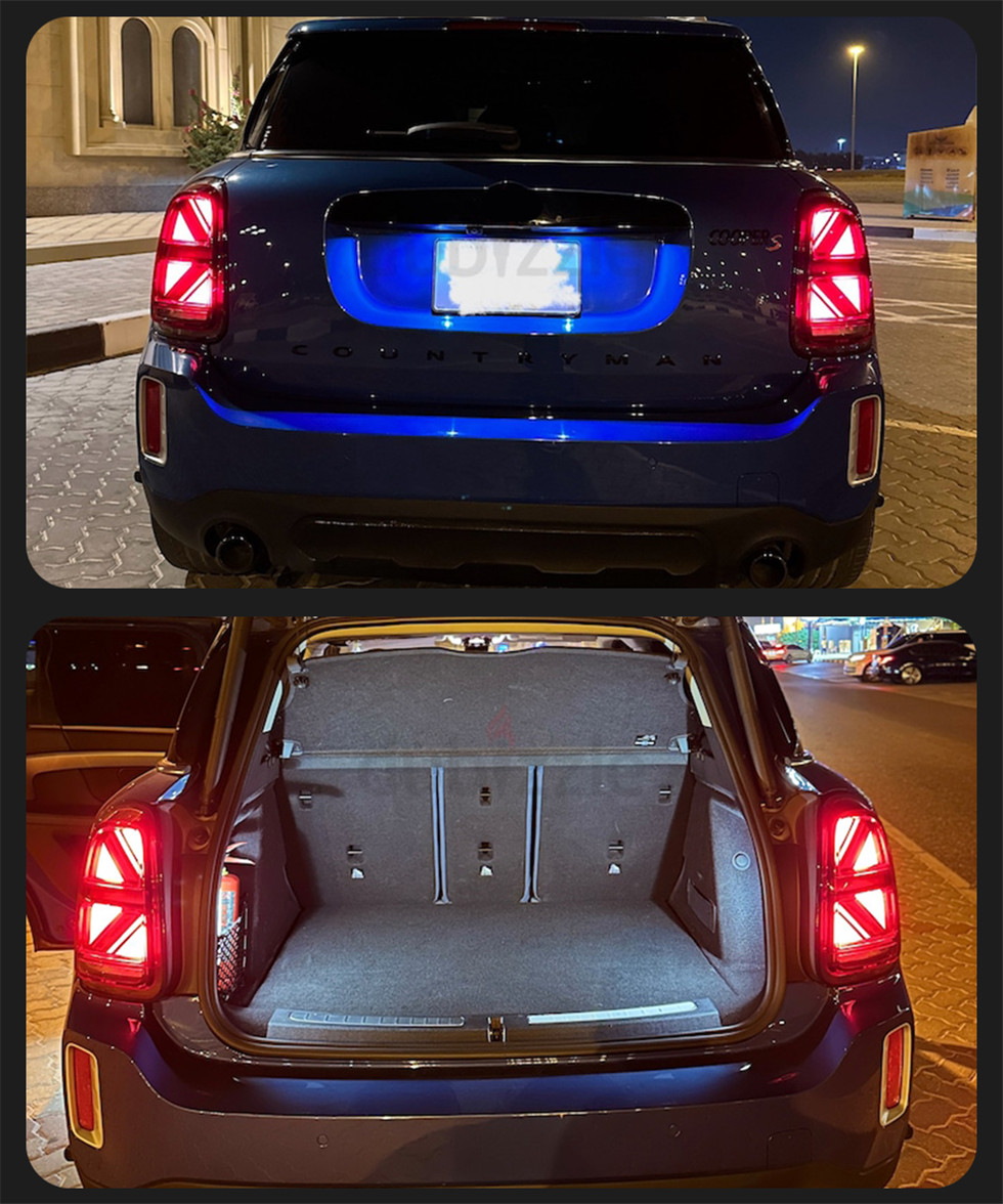 Car Lights for MINI Cooper Countryman 20 17-20 20 F60 Rear Lamp Turn Signal Taillight Brake Reverse Lights