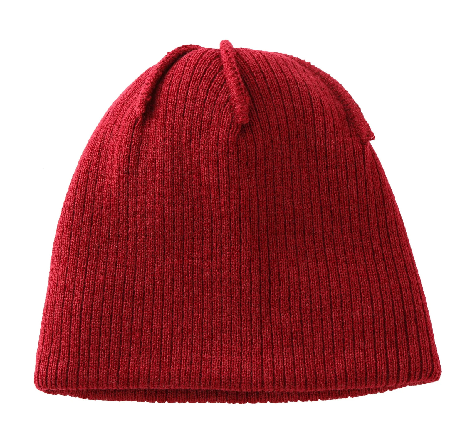 Connectyle Womens Girls Cuff Beanie Hats Soft Warm Winter Hat Solid Knit Acrylic Watch Hat Pom Daily Hat 241007