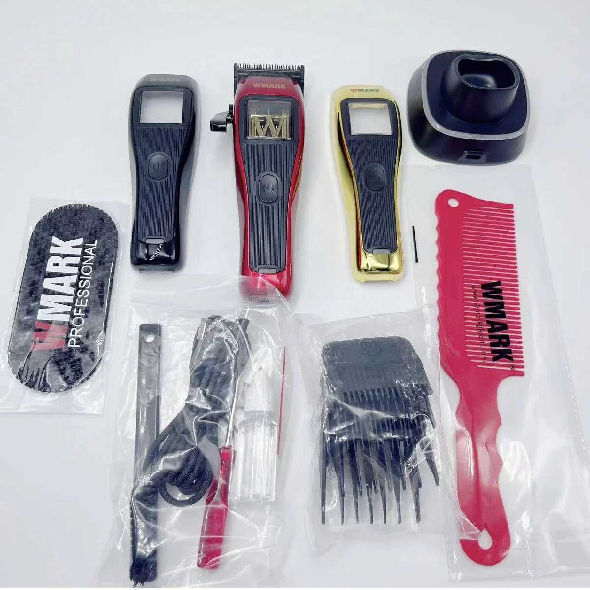 2024 New WMARK NG-X1 High Speed Professional Hair Clipper Microchip Magnetic Motor 10000RPM 9V Motor Hair Clipper Hair Kit Fading W241017