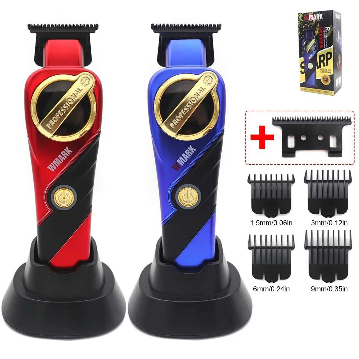 WMARK NG 9213 9000 RPM magnetic motor mens hair clip DLC T-Blade zero gap precision machining machine professional hair clip W241017