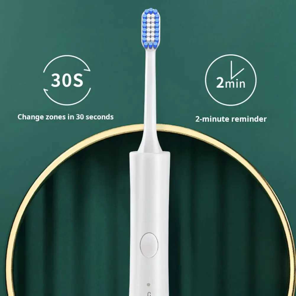 Whitening Electric Toothbrush Advanced Electric Toothbrush with 5-head Brush 6-speed Timer Suitable for Men M241017