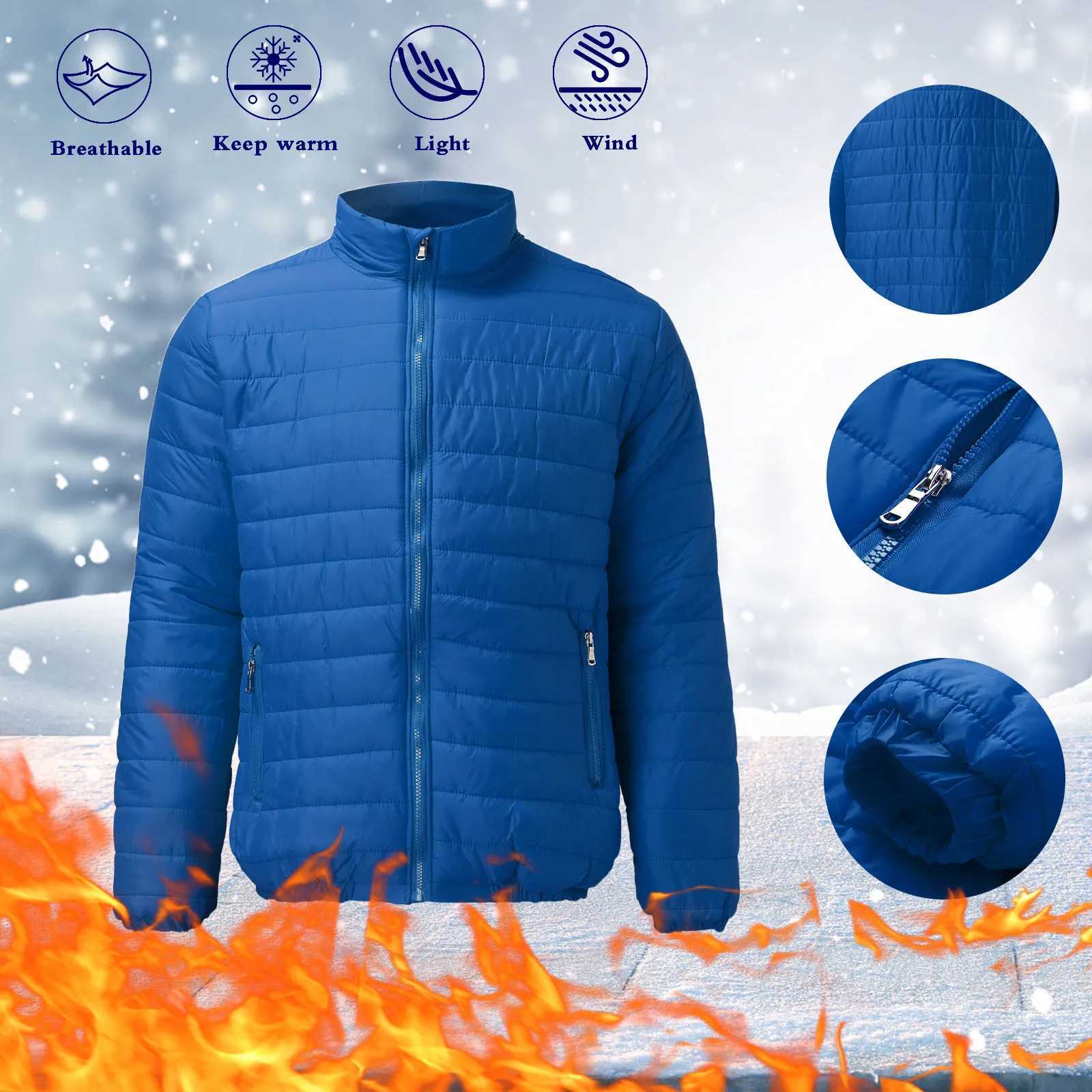 Autumn Winter Size Mens -padded And Pocket Zip Leisure Blouse Top Coat Mens Jackets Men Mens CoatsXJ241017