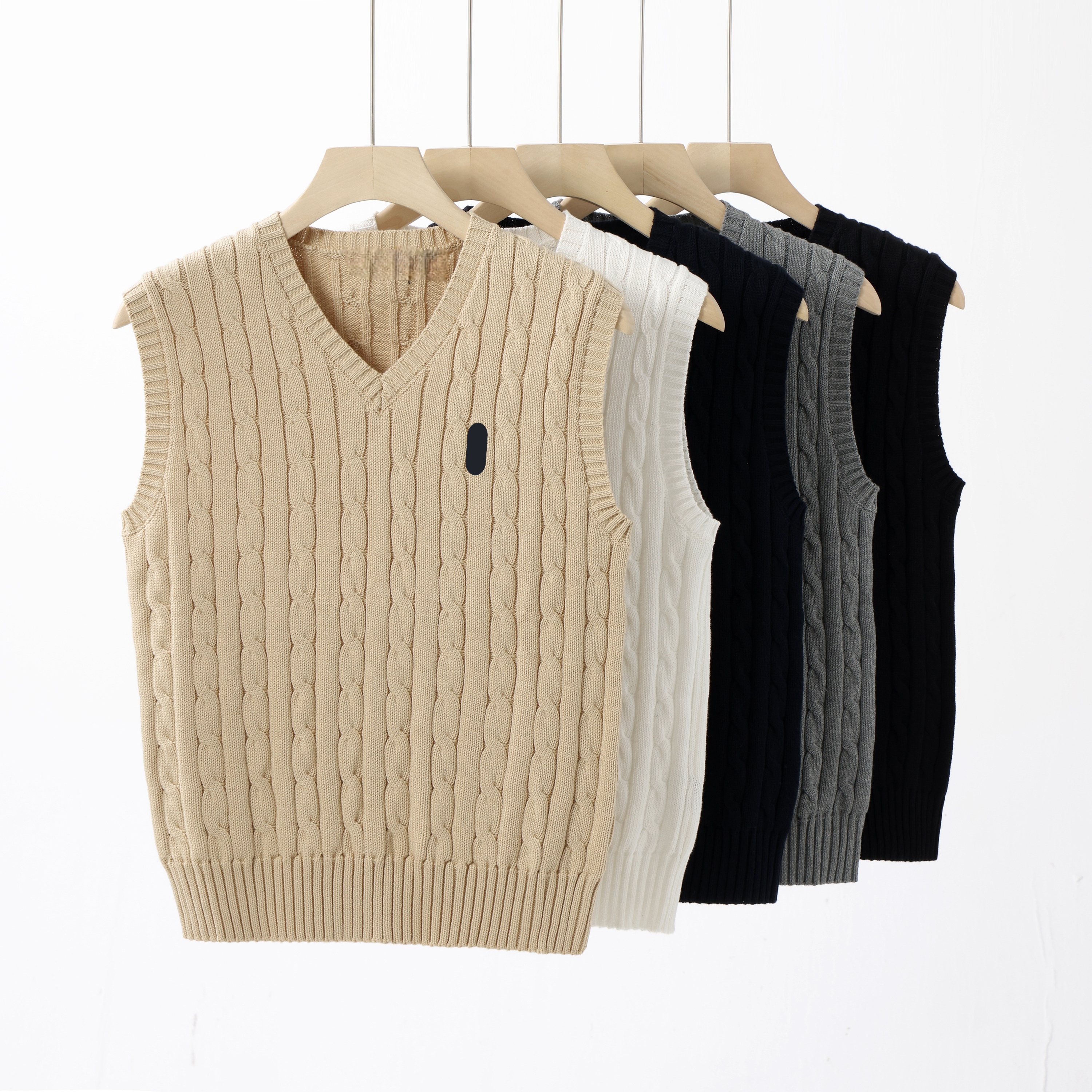 designer sweater women knitted sweater womens polo sweater small horse embroidery knitted sweater autumn winter cotton wool V-Neck cardigan designer woman size S-XL