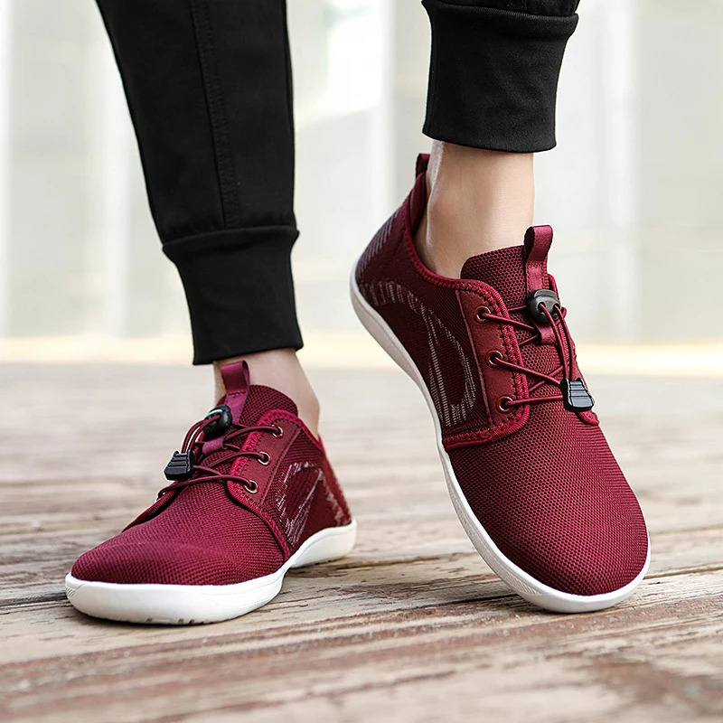 Wide Barefoot Sneakers Canvas Shoes Men Women Flats Soft Zero Drop Sole Wider Toe Light Weight Fashion Sneake Big Size Ddmythur