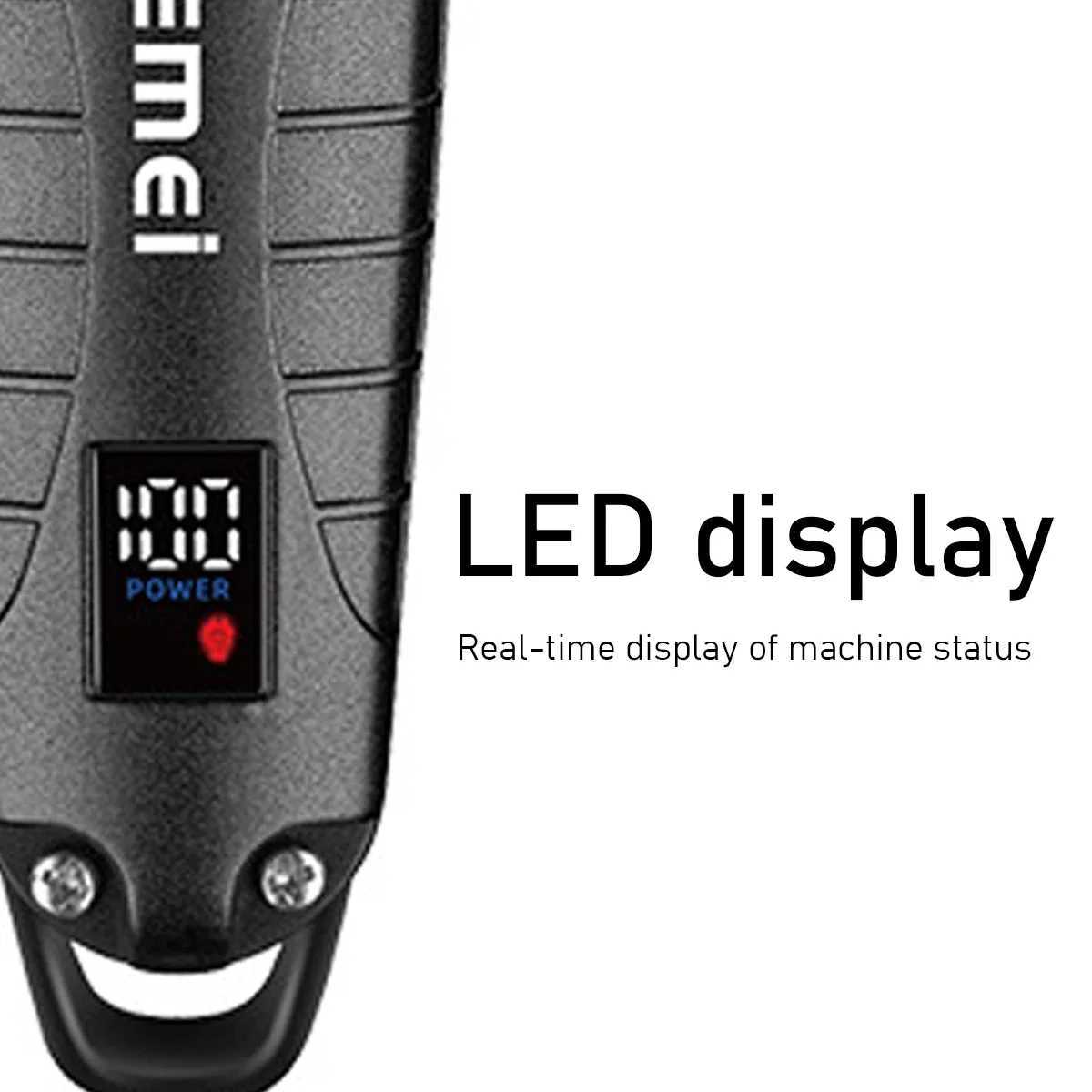 Kemei KM-2293 Mens All Metal Professional Trimming Machine Zero Gap Precision Machining Machine W241017