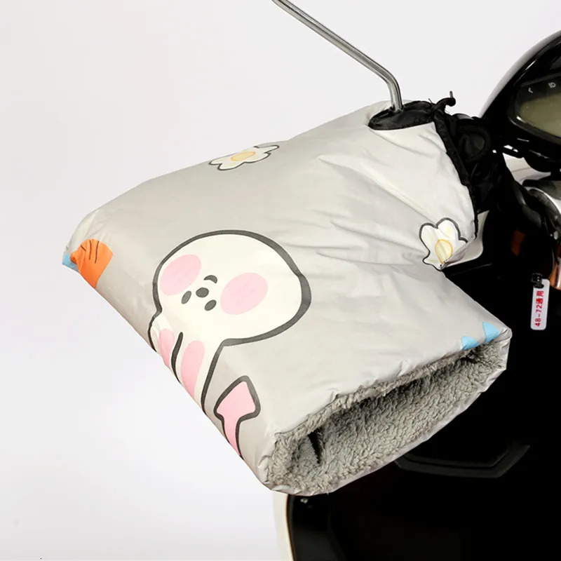 Waterproof Motorcycle Handlebar Gloves Winter Hand Protector Windproof Liner Warm Motorbike Scooter Handle Cover 2pcs 241007 S25118