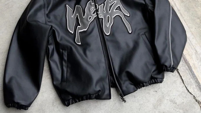 Y2k Jackets Men Hip Hop Retro Letter Embroidery Harajuku Fashion Pu Leather Jacket Long Sleeve Zipper Jacket Coat Streetwear 241017