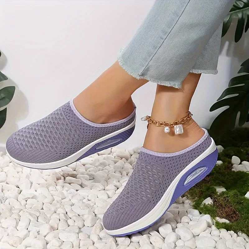 Womens wedge slider advanced slider retro anti-skid casual womens platform retro shoes oversize orthodontic diabetes sandals Y241017