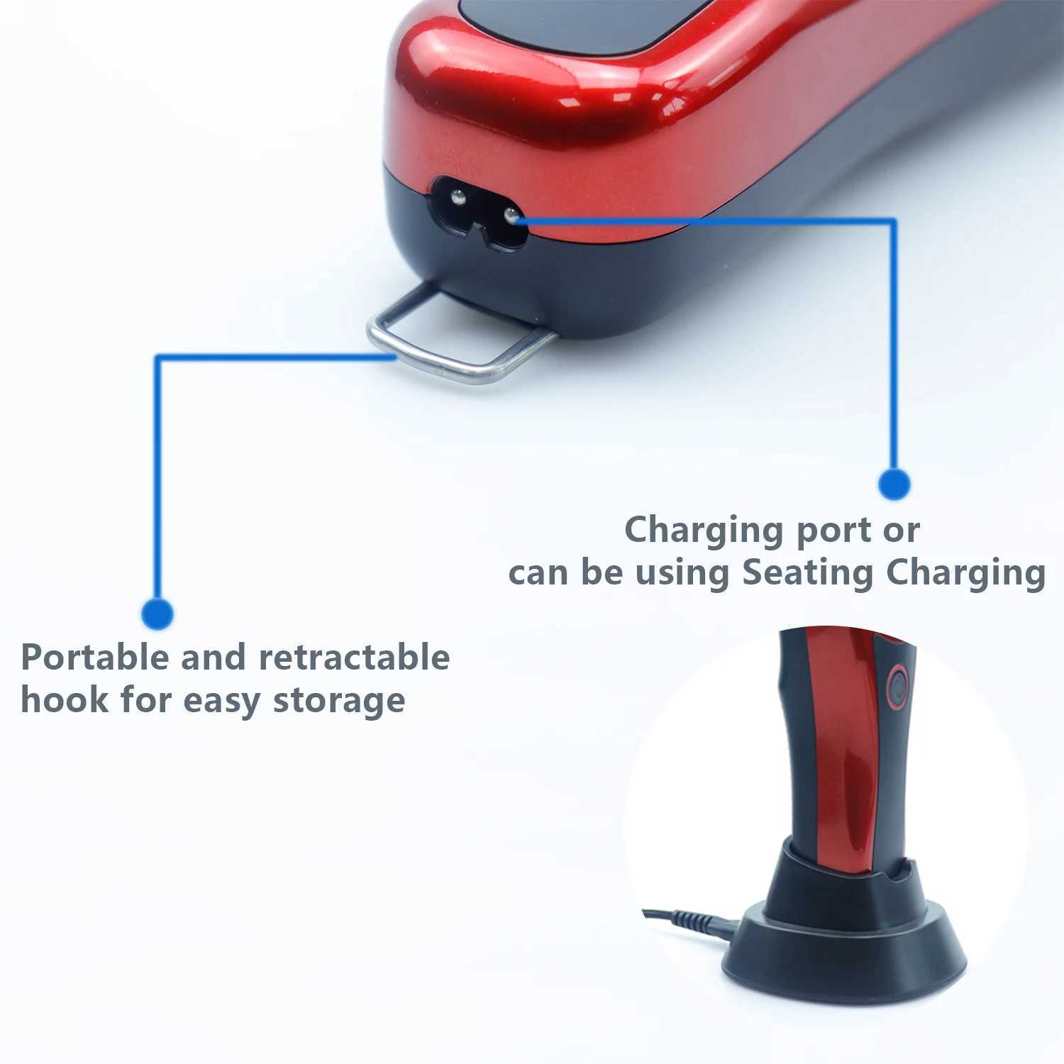 HClippers HC231 Professional Mens Electric Hair Clipper with 8000RPM 4500mAh Large Capacity Battery Hair Clipper W241017