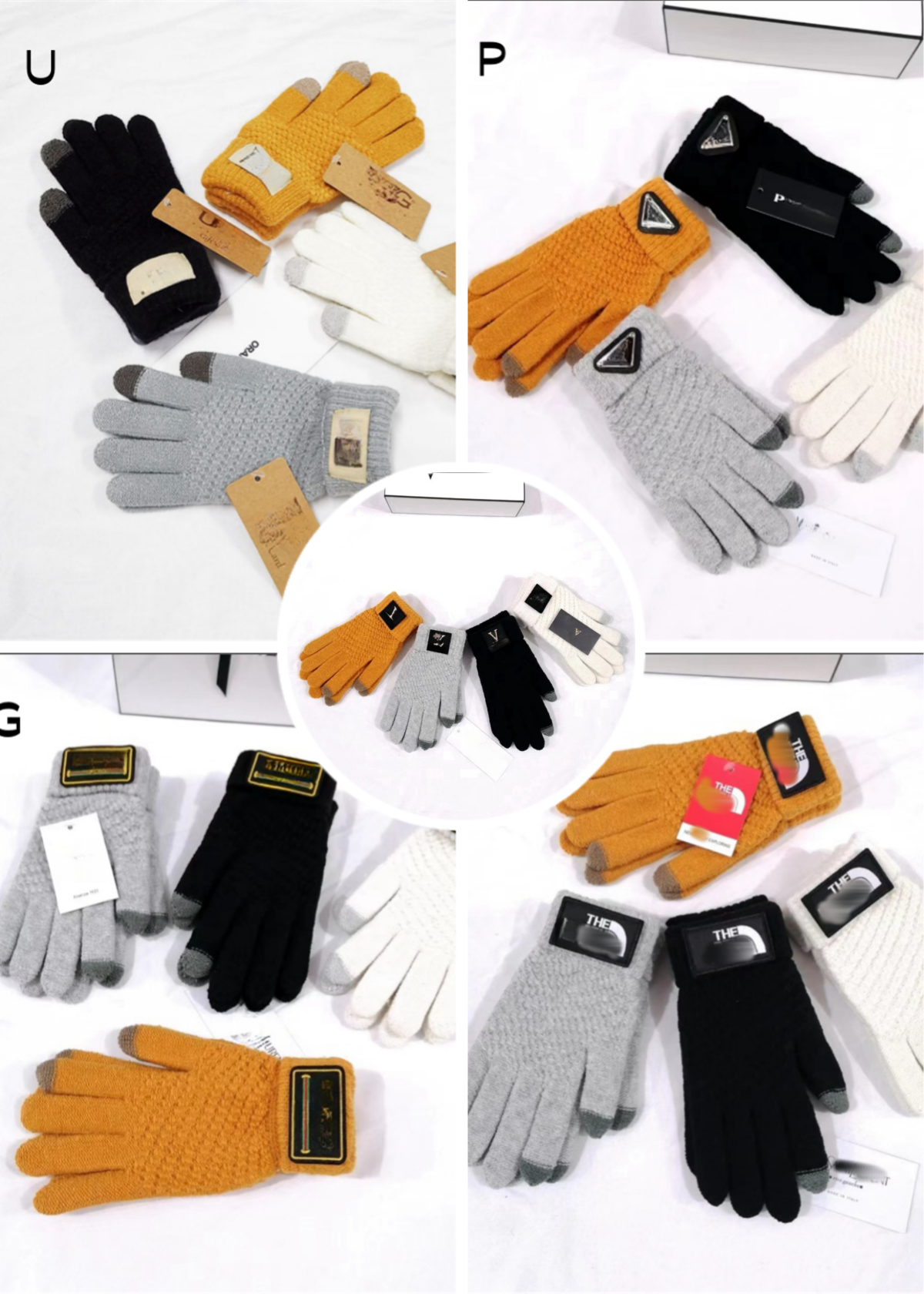 high-quality gloves designer gloves new warm gloves riding plus velvet thermal fitness motorcycle