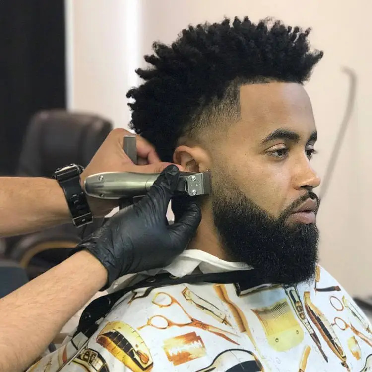 Professional barber cordless hair trimmer men beard electric cutting machine haircut compatible for andis D8 blade 241017