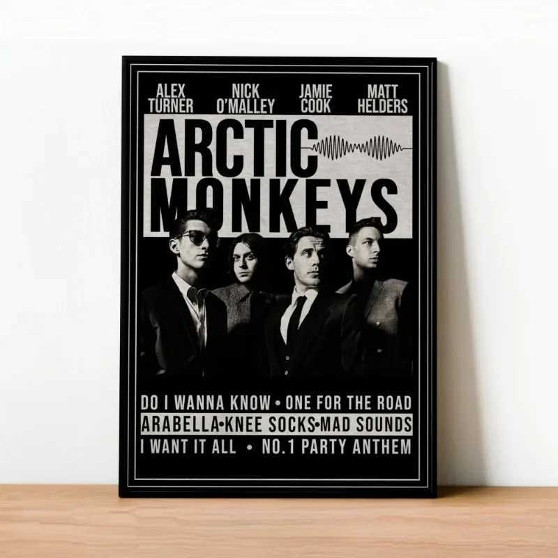 Retro Arctic Monkey Rock Band Music Cover Series Art Posters Canvas Painting Wall Printing Images Used for Living Room Home Decoration CL241017