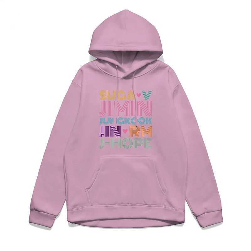 2024 Fashion Street Female Pullovers Casual Womens Solid Hoodie Comfortable Strecth Sweatshirts Loose Pocket Warm ClothesX241016