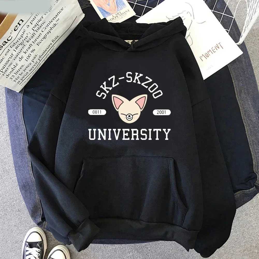 2024 Autumn/Winter Kpop Stray Childrens Hoodie Plus Size Womens Kawaii Plus Size Street Apparel Harajuku Winter Sweatshirt SkzX241016