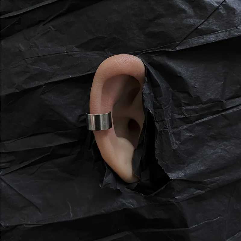 2 pieces of stainless steel adjustable earrings cuffs spiral cardboard box clip packaging earrings without perforations lip rings jewelry W241017