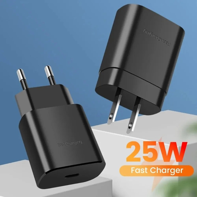 PD 25W Super Fast Charger Type C Fast Wall Charger USB-C Power Adapter EU/US Plug Fast Charging Block For iPhone Samsung Galaxy iPad