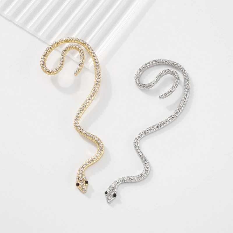 Exquisite snake ear cuff wrapped earrings boxed earrings non perforated earrings suitable for girlfriends to wear on a daily basis W241017