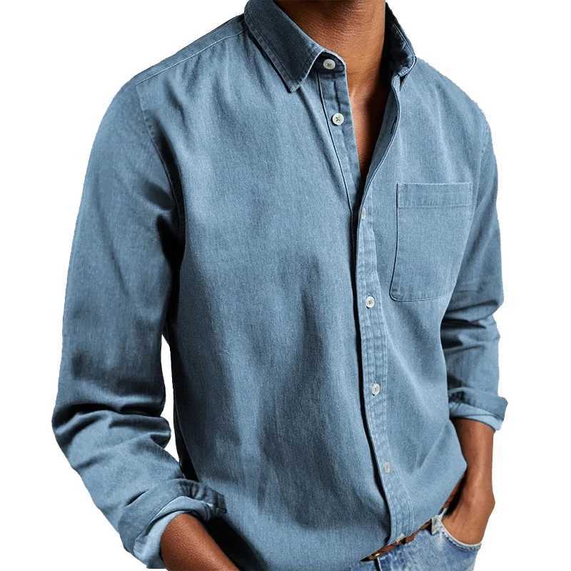Mens Shirts Social Formal Shirt Long Sleeve Dress Shirts Tops Man Casual White Shirt Blouses Fashion Elegant Shirts Man Clothing LX241017