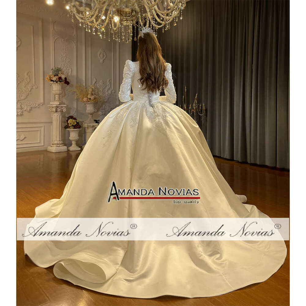 2024 New Muslim Bride Wedding Dress