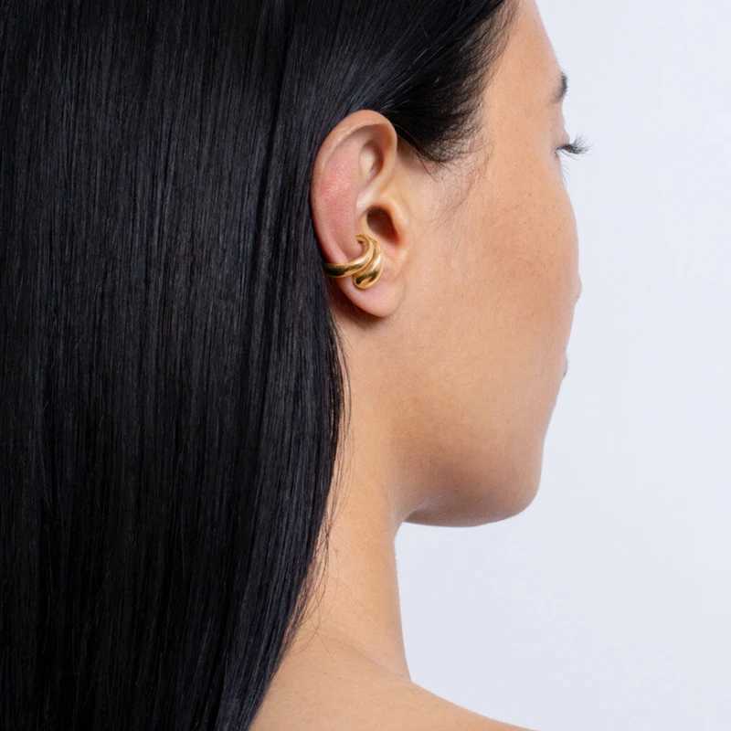 Bilandi Fashion Womens Perforated Earrings Clip Earrings 2022 New Fashion Jewelry Accessories Womens Gift Earrings W241017