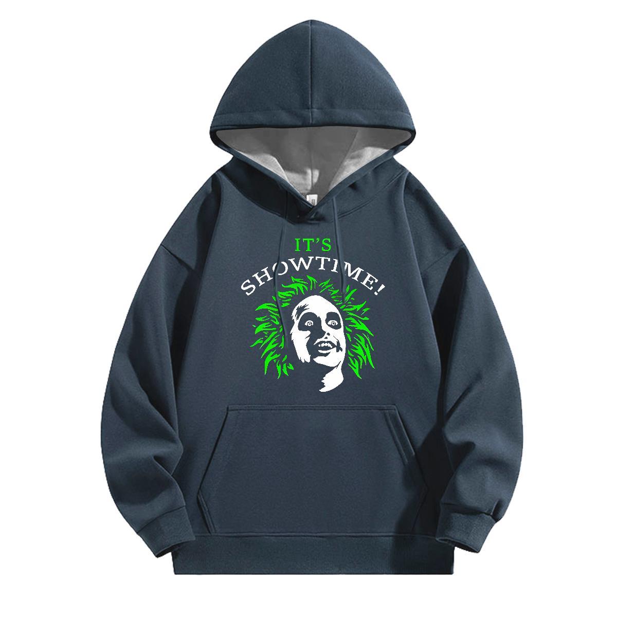 Classic Hoodie For Man Long Sleeve Drawstring Cool Men Clothes Hoodie Custom Print Oversized Top Hoody Home Outdoor Warm Fleece