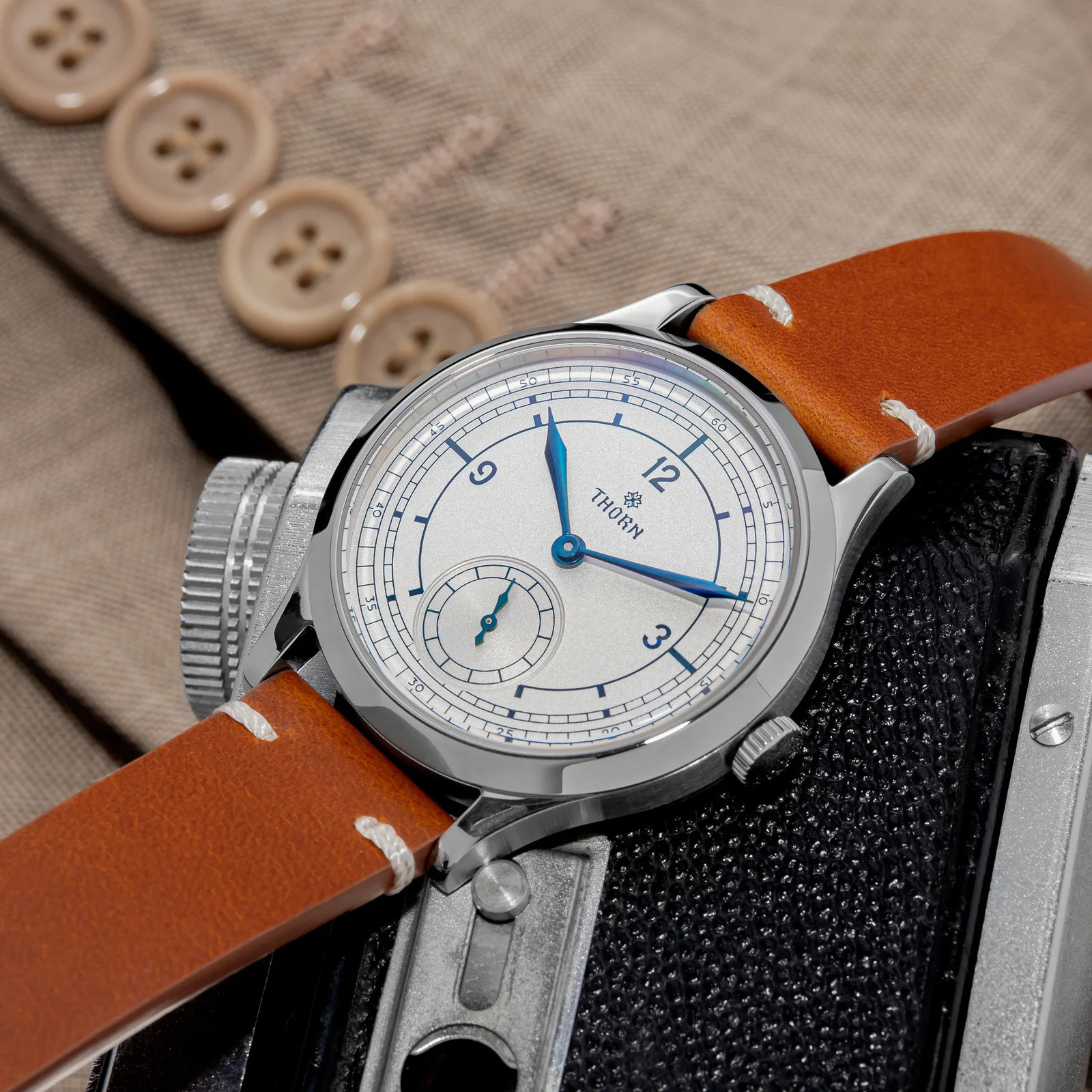 37mm Case NeutralNeutral Quartz Watch Fashion Trend Personal 241009