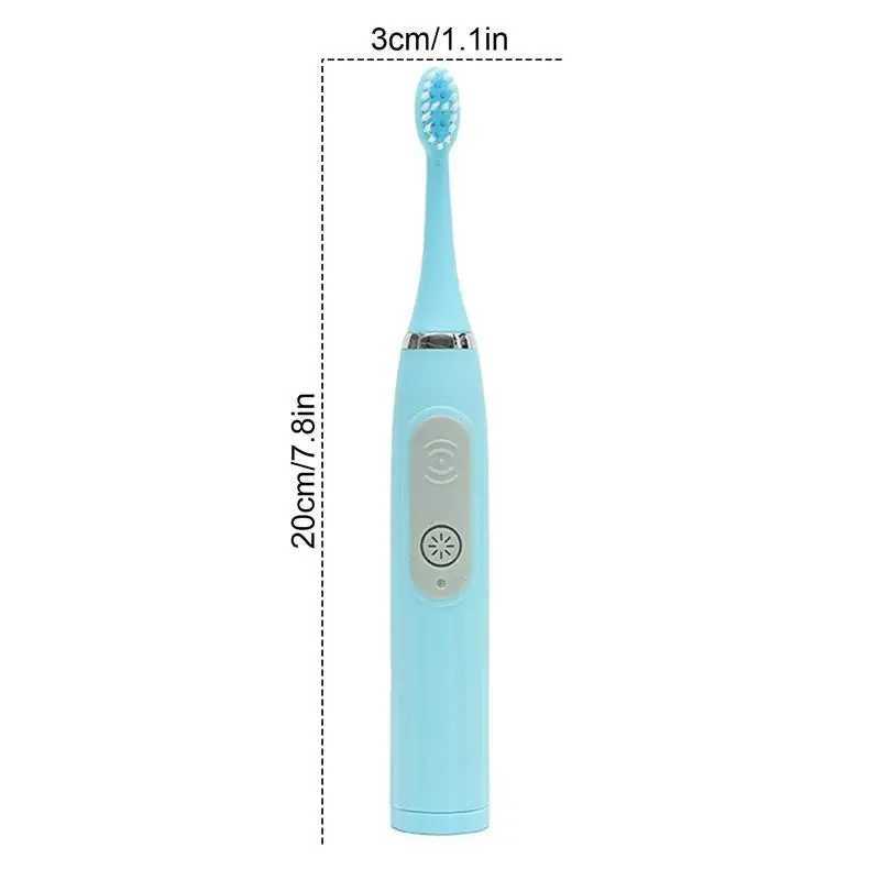New Arrival Adult electric toothbrush battery powered electric toothbrush with replacement brush head suitable for family dormitories G241017