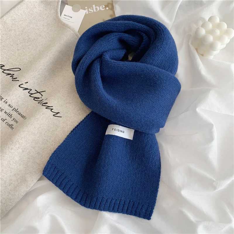 Winter Knitted Scarf Warm Collar Warm Fleece Warm Scarf Thickened Windproof Collar X241017