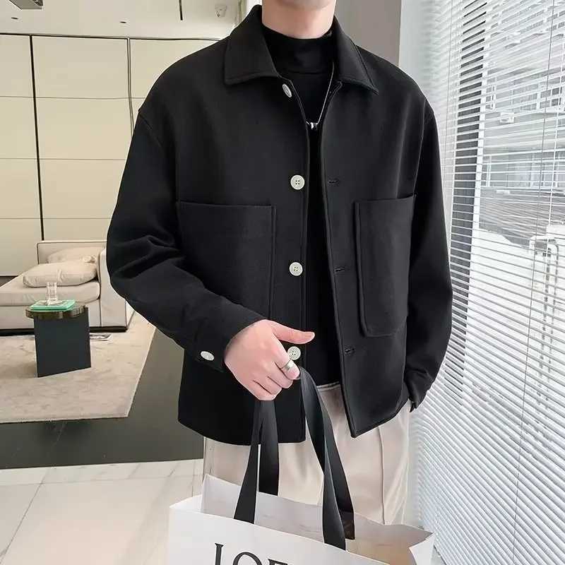 Mens casual outdoor clothing spring new clothing simple and fashionable products with large pockets fully matched fashion street clothing M241017