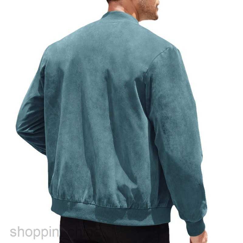 Men's Jackets Coats New man pilot jacket for spring and autumn men's casual plus size suede zipper men jacket