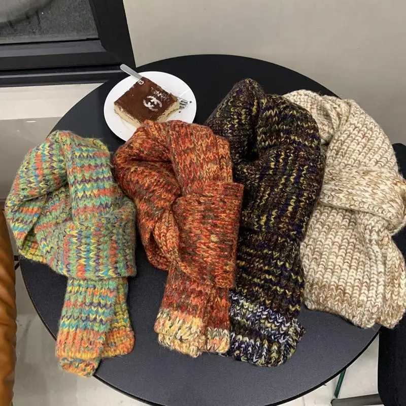 New casual scarves winter scarves ladies clothing mens sweet prints warm and soft scarves Pashmina MUJI M foard packaging shawl X241017