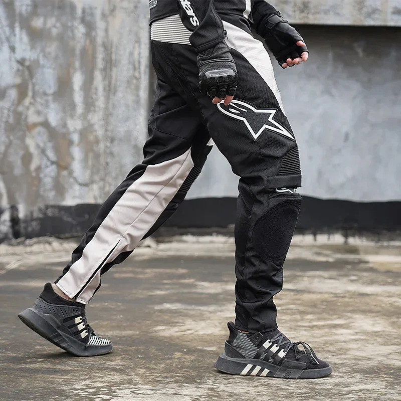 Motorcycle off-road cycling pants mens protective riding racing pants waterproof motorcycle warm and fall proof 241016