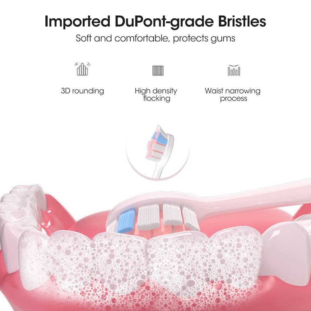 New Arrival Sonic electric toothbrush IPX7 waterproof soft bristle cleaning whitening machine removes tartar color oral cleaning adult USB G241017