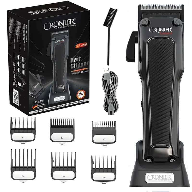 Full metal cordless professional 7000RPM hair clipper mens beard electric hair clipper adjustable kit W241017