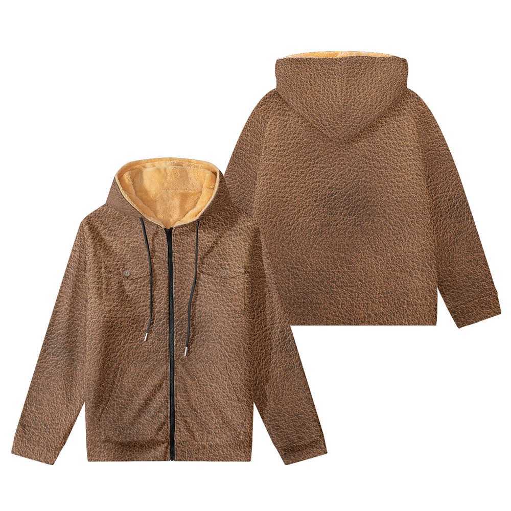 Mens short cotton jacket is trendy and versatile warm and lightweight in winter lined with cotton X241017