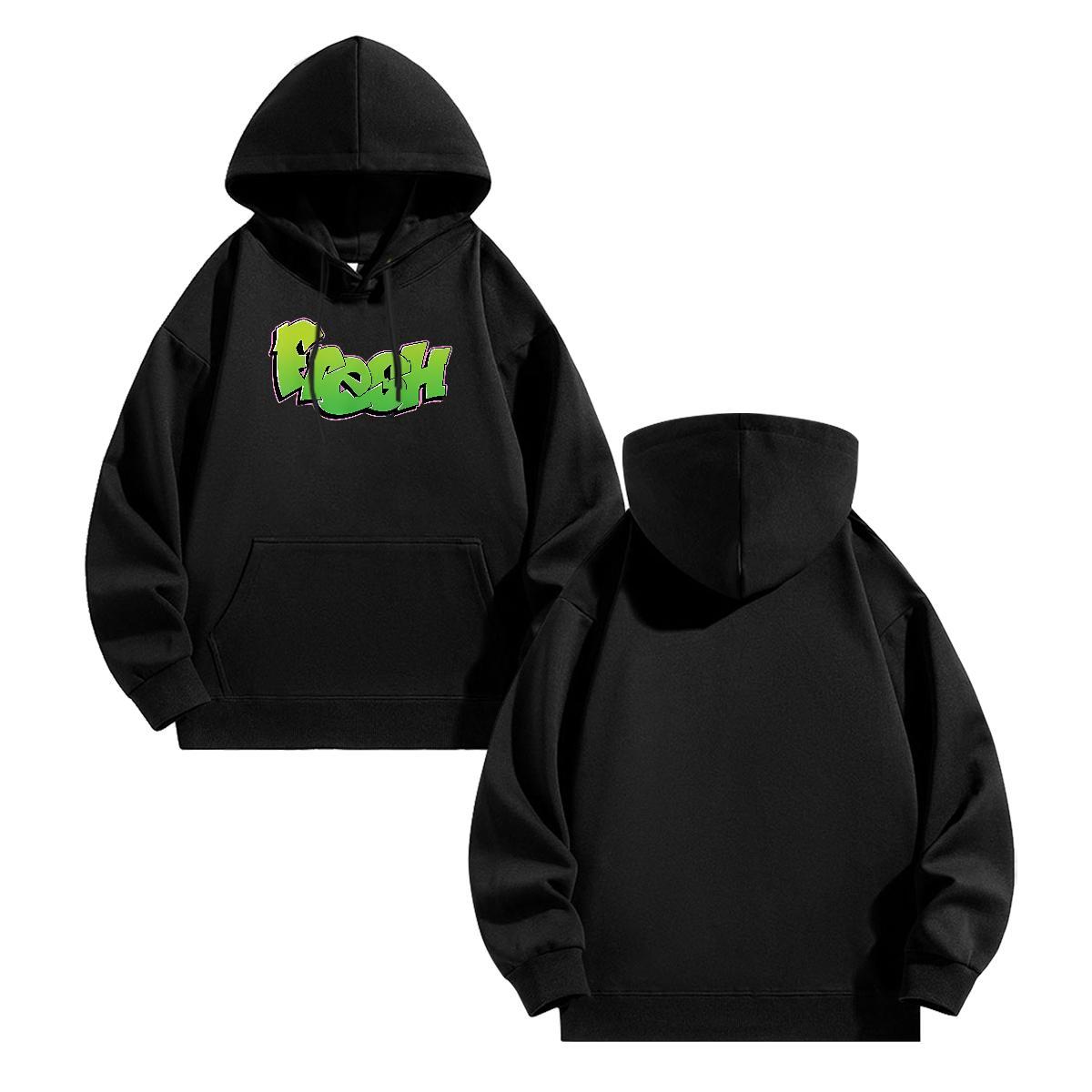 Classic Men Sweatshirt hoodie Hooded Collar Long Sleeve Unisex Men Clothes Hoodie DIY Anime Tops Y2K Velvet Thick