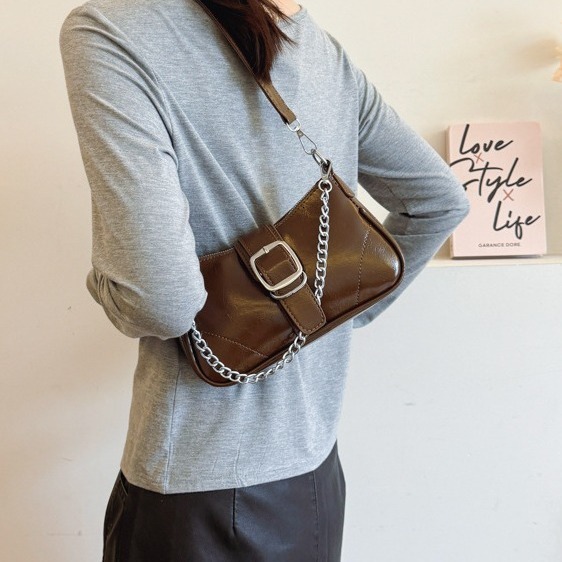 Law stick for women new version trendy fashion chain high-end texture single shoulder crossbody bag