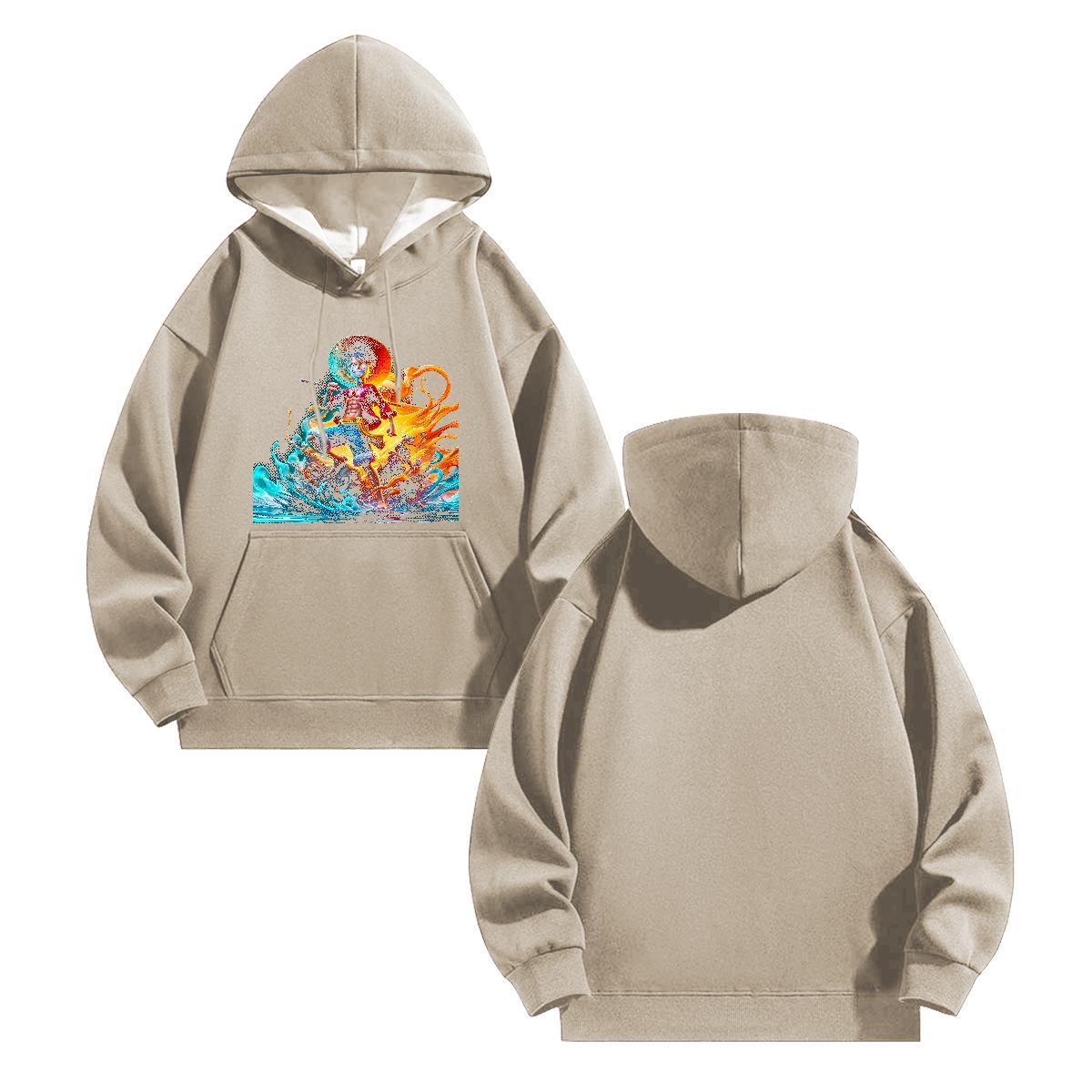New Men Sweatshirt hoodie Breathable Soft Warm Men Hoodie Custom Cartoon Top Pullover Hoodie Sports Casual 350g Cotton