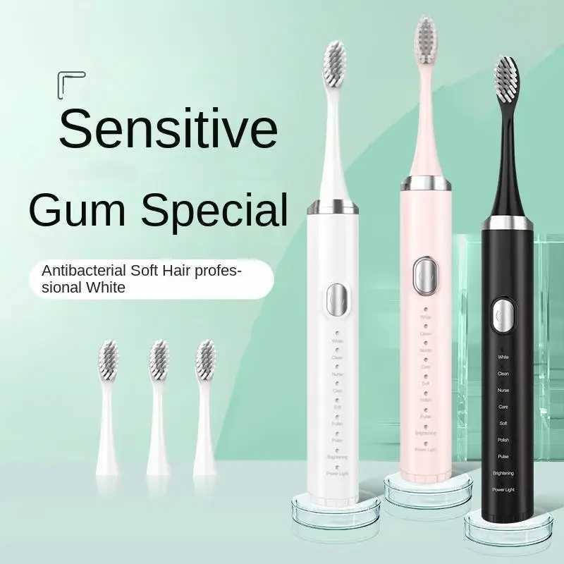 New Arrival Electric toothbrush for teeth brushing dental sonic vibration teeth whitening cleaner USB charging home oral care G241017